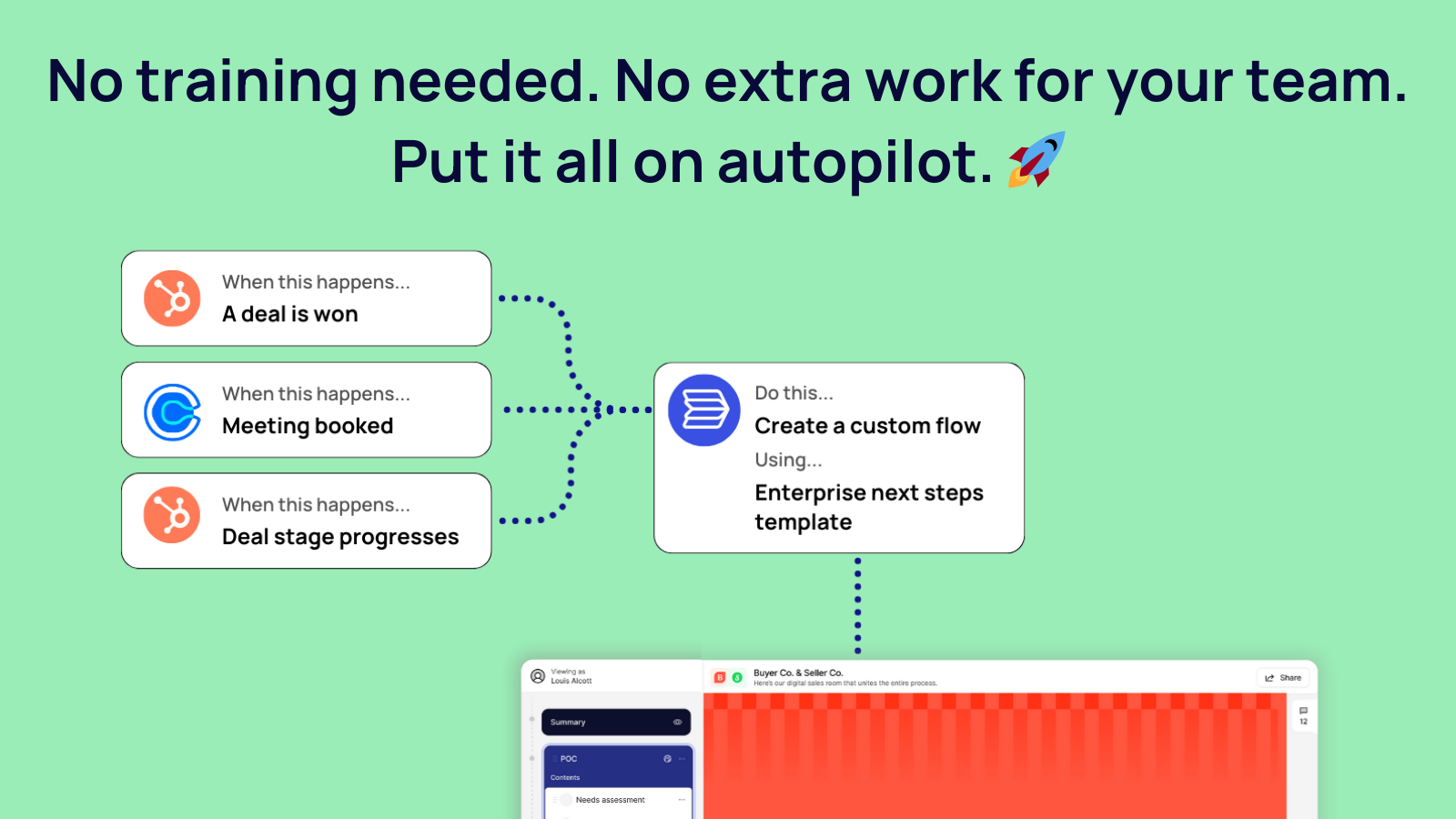 Create client-facing workspaces with HubSpot data on AutoPilot